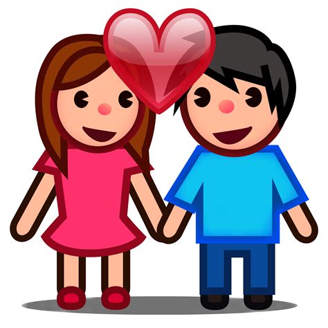 cartoon in love